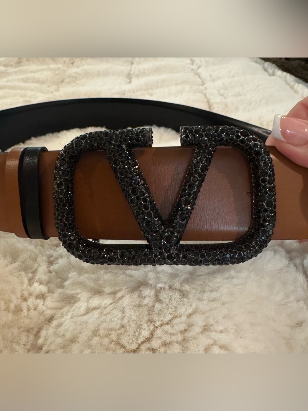 Valentino Garavani Authentic Reversible Leather Belt